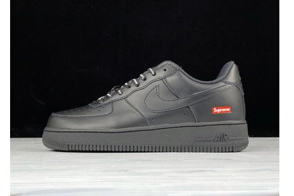 Black  Air Supreme CU9225-001 Force Low 1 Nike  0124